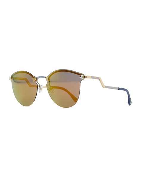 lentes marca fendi|fendi rimless sunglasses.